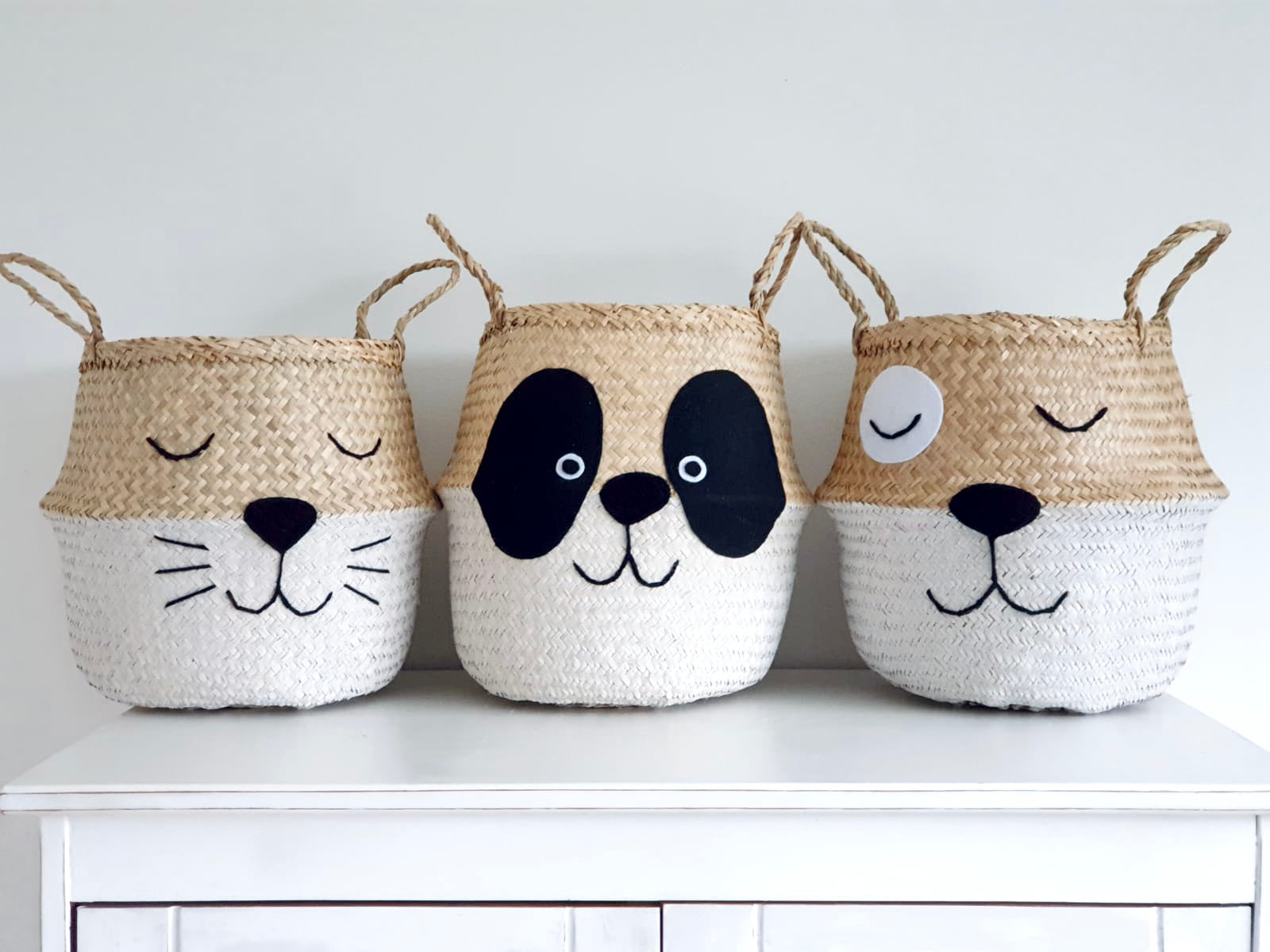 Panda Basket - Large - Bellybambino