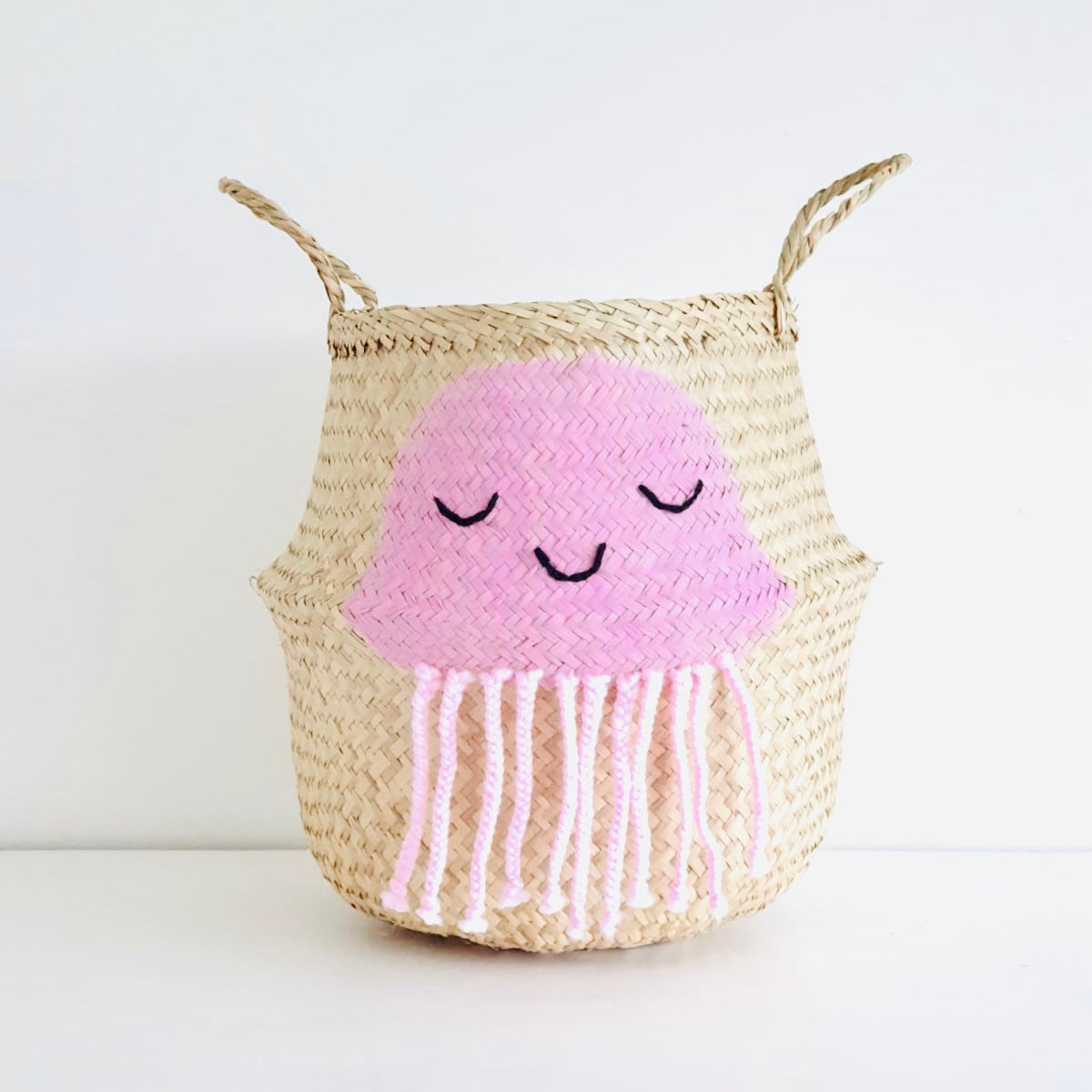 Pink Jellyfish Basket - Large - Bellybambino