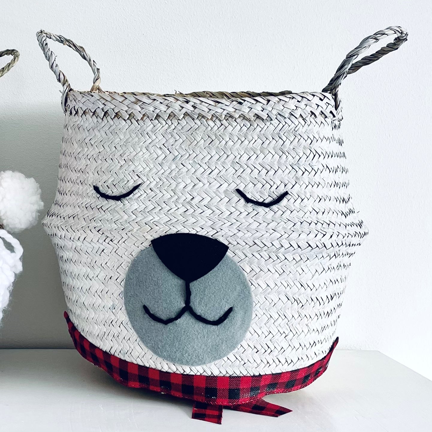 Polar bear basket - large - Bellybambino