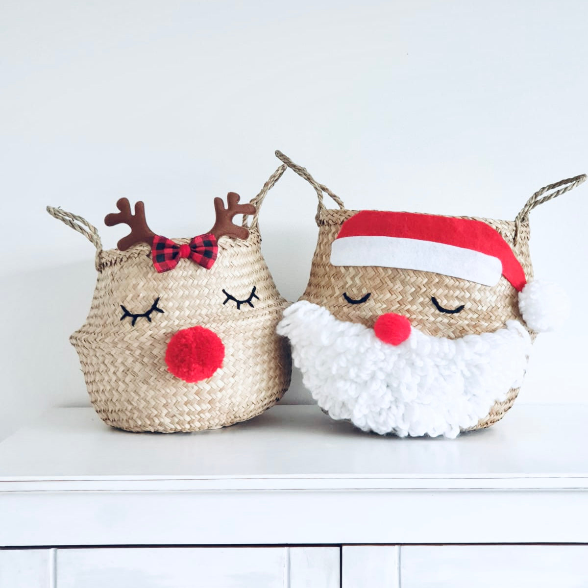 Santa basket - large - Bellybambino