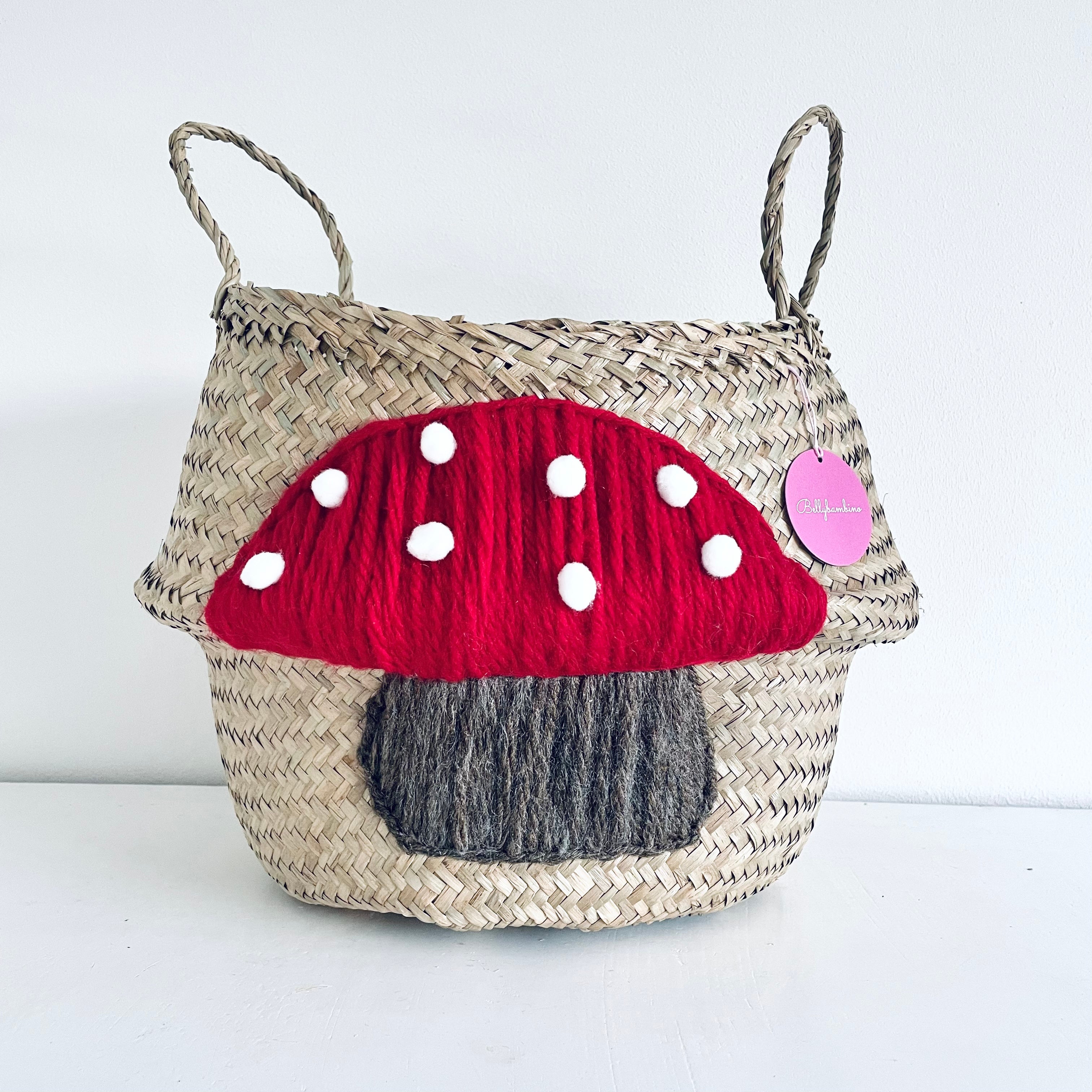 Toadstool basket - large - Bellybambino