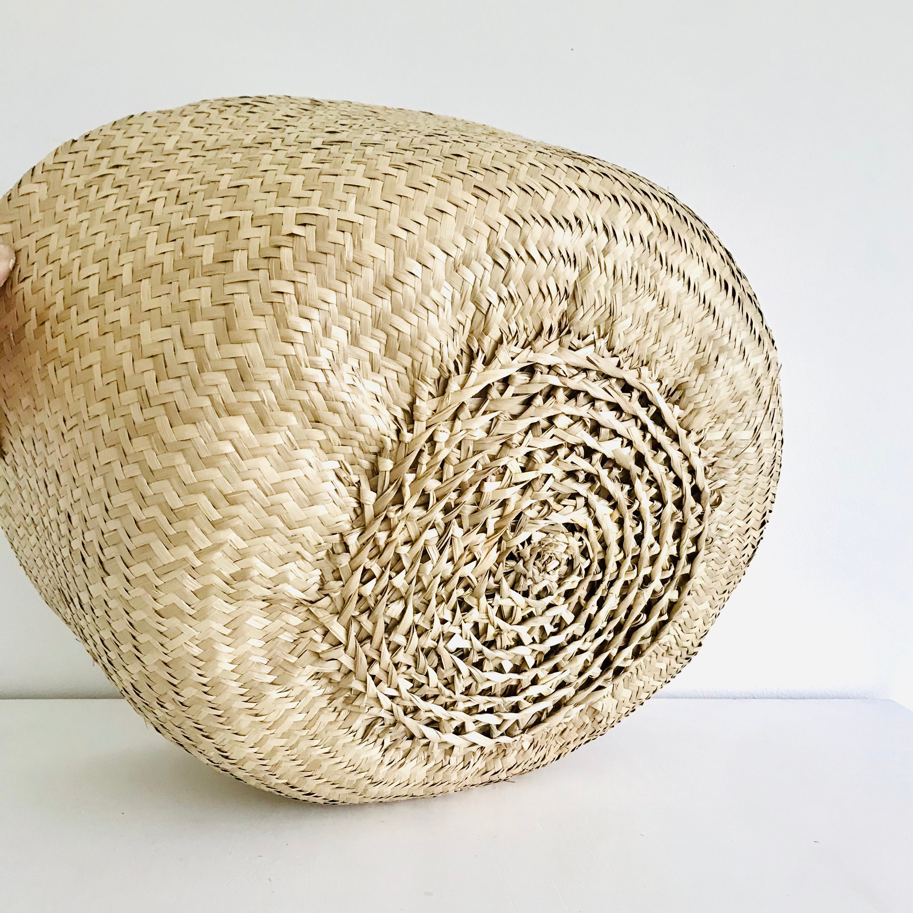 Plain Seagrass Basket - Extra Large - Bellybambino