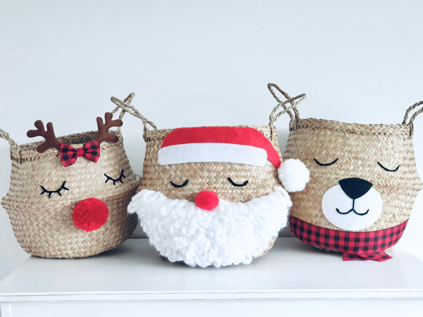 Reindeer basket - large - Bellybambino