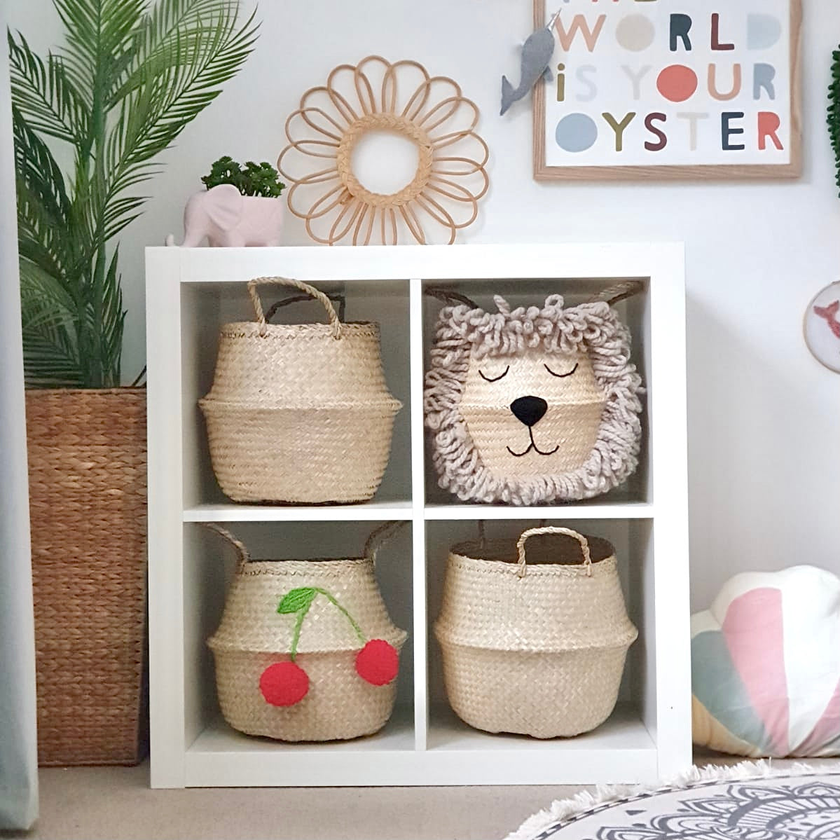Toadstool basket - large - Bellybambino