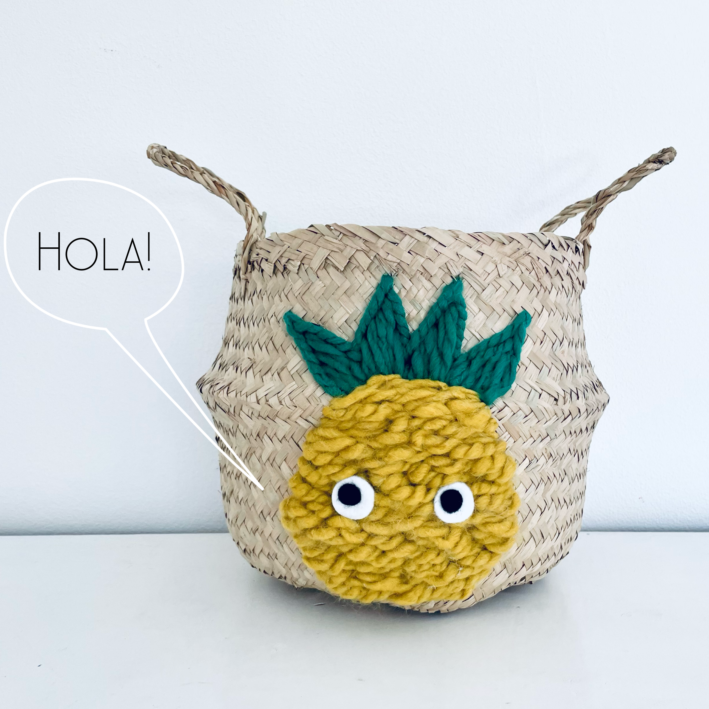 Pineapple Basket - Small - Bellybambino