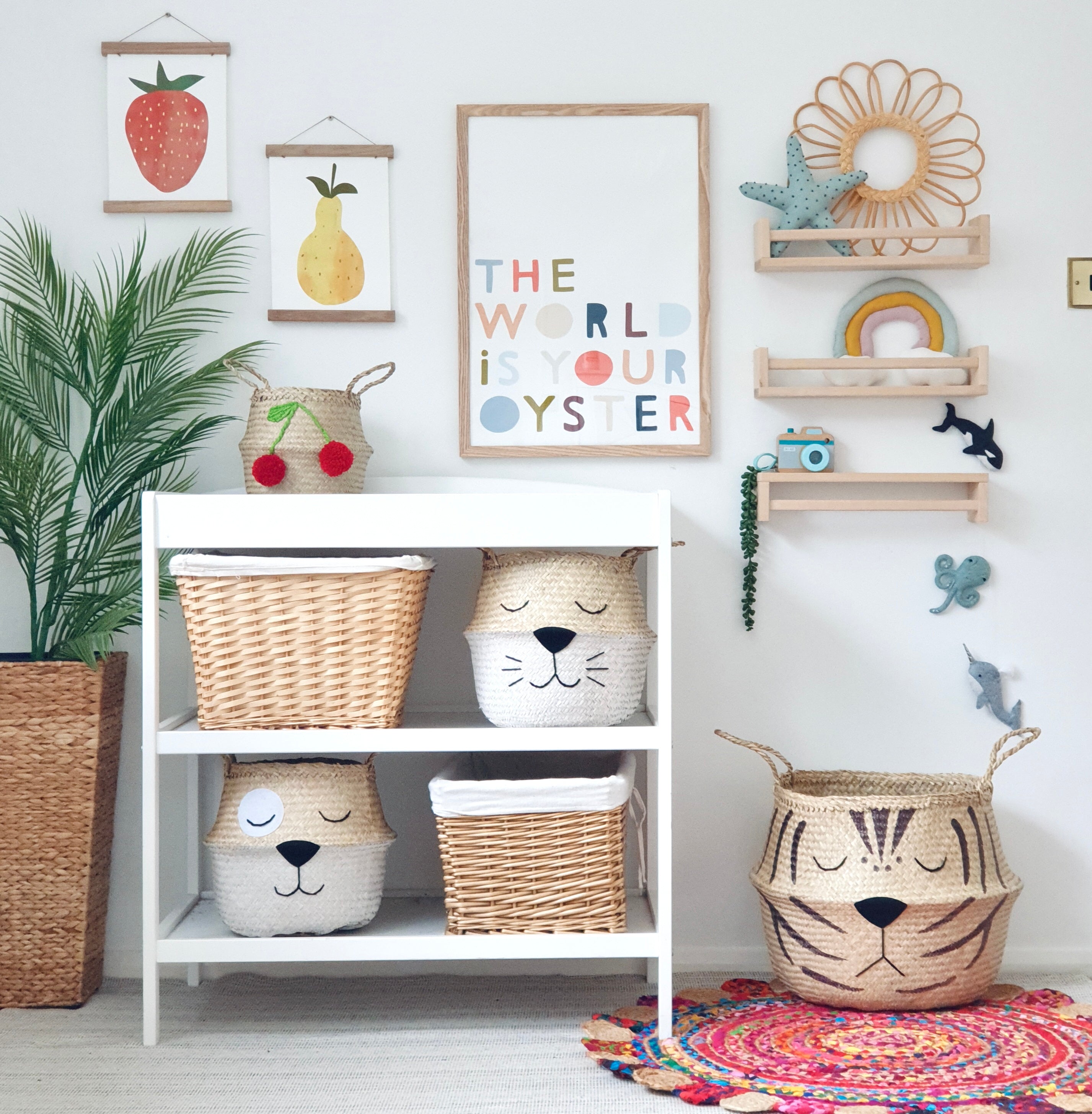 Natural Tiger Basket - Extra Large - Bellybambino