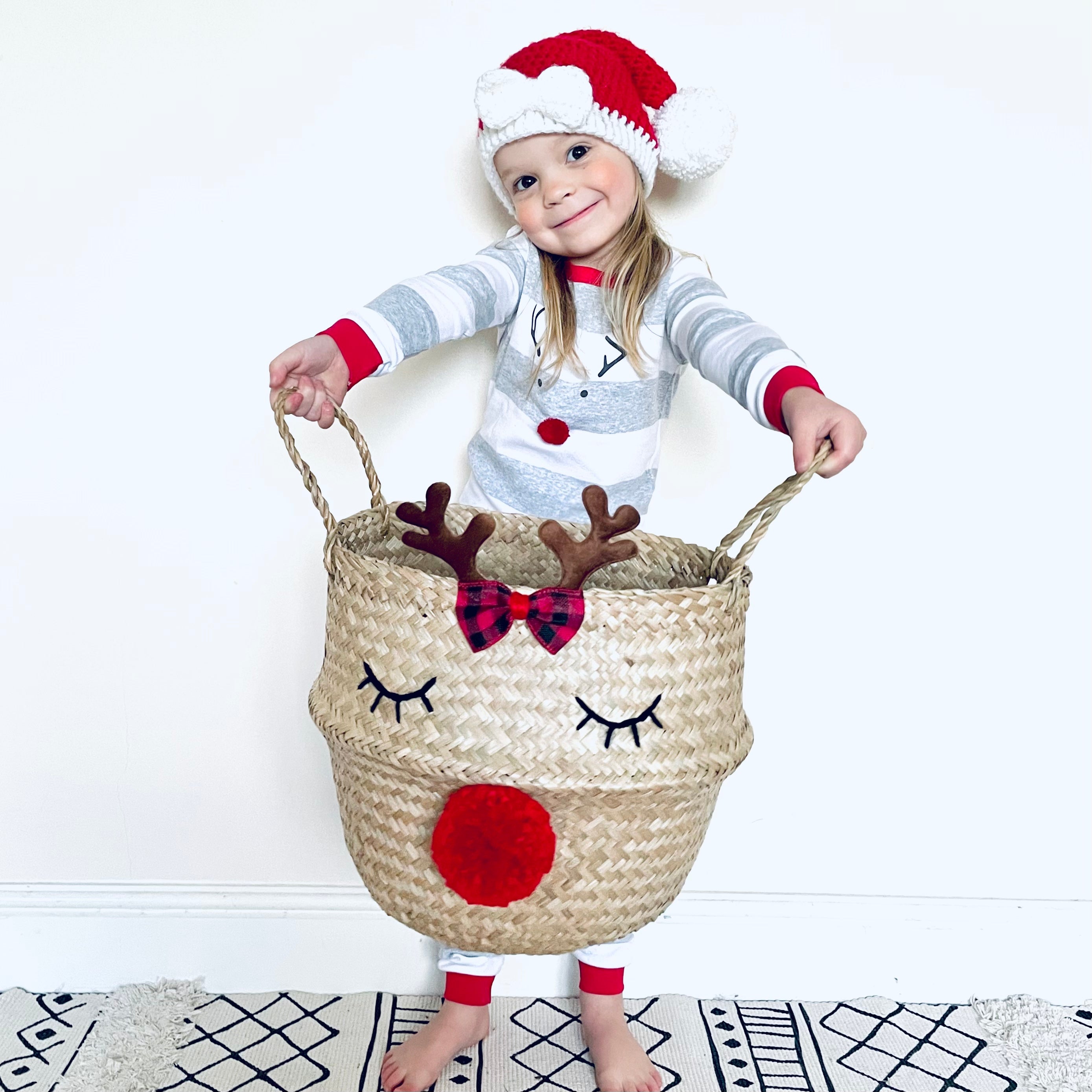 Reindeer basket - Medium
