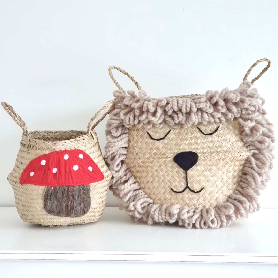 Toadstool basket - small - Bellybambino