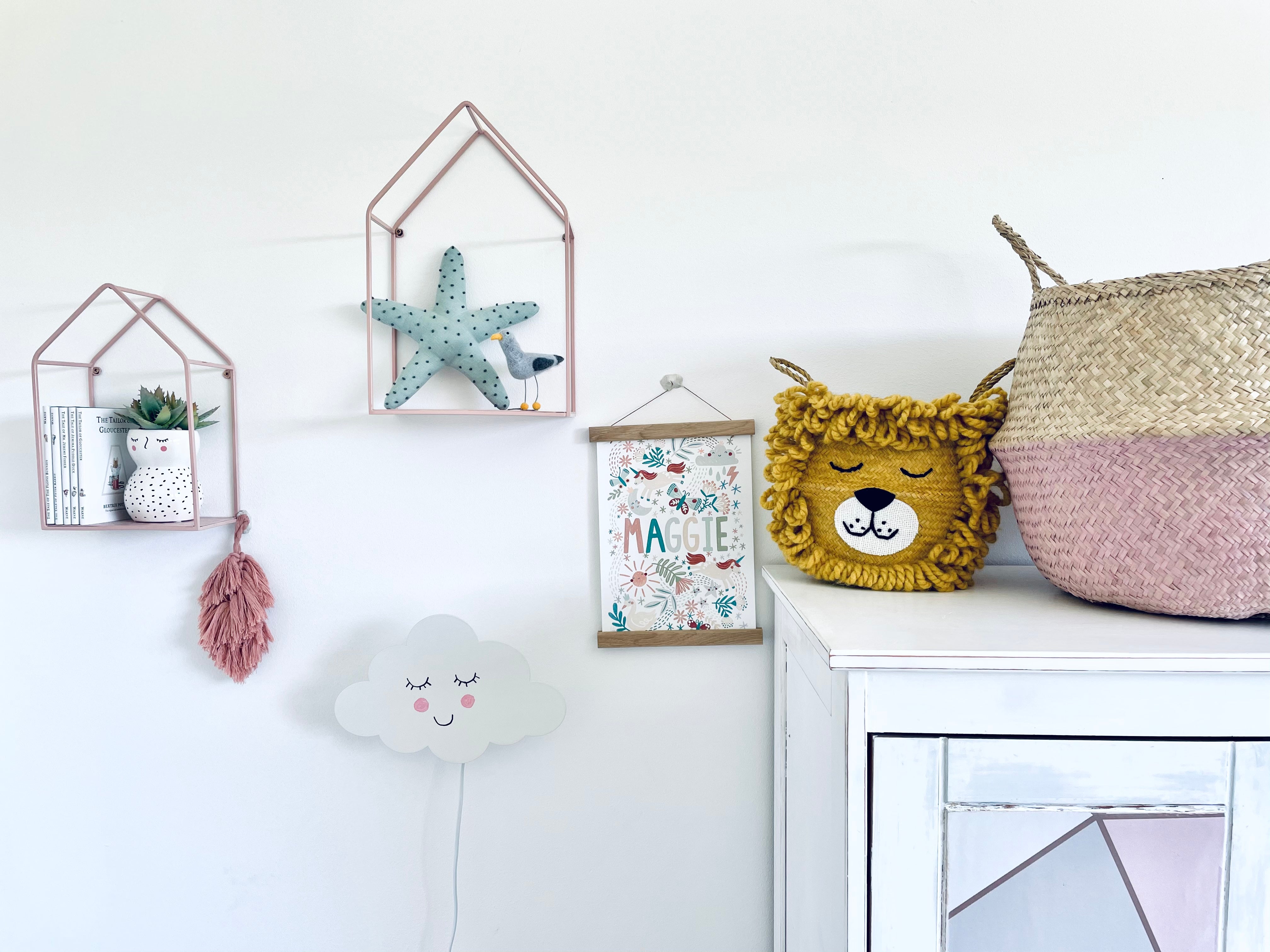 Yellow Lion Basket - Small - Bellybambino