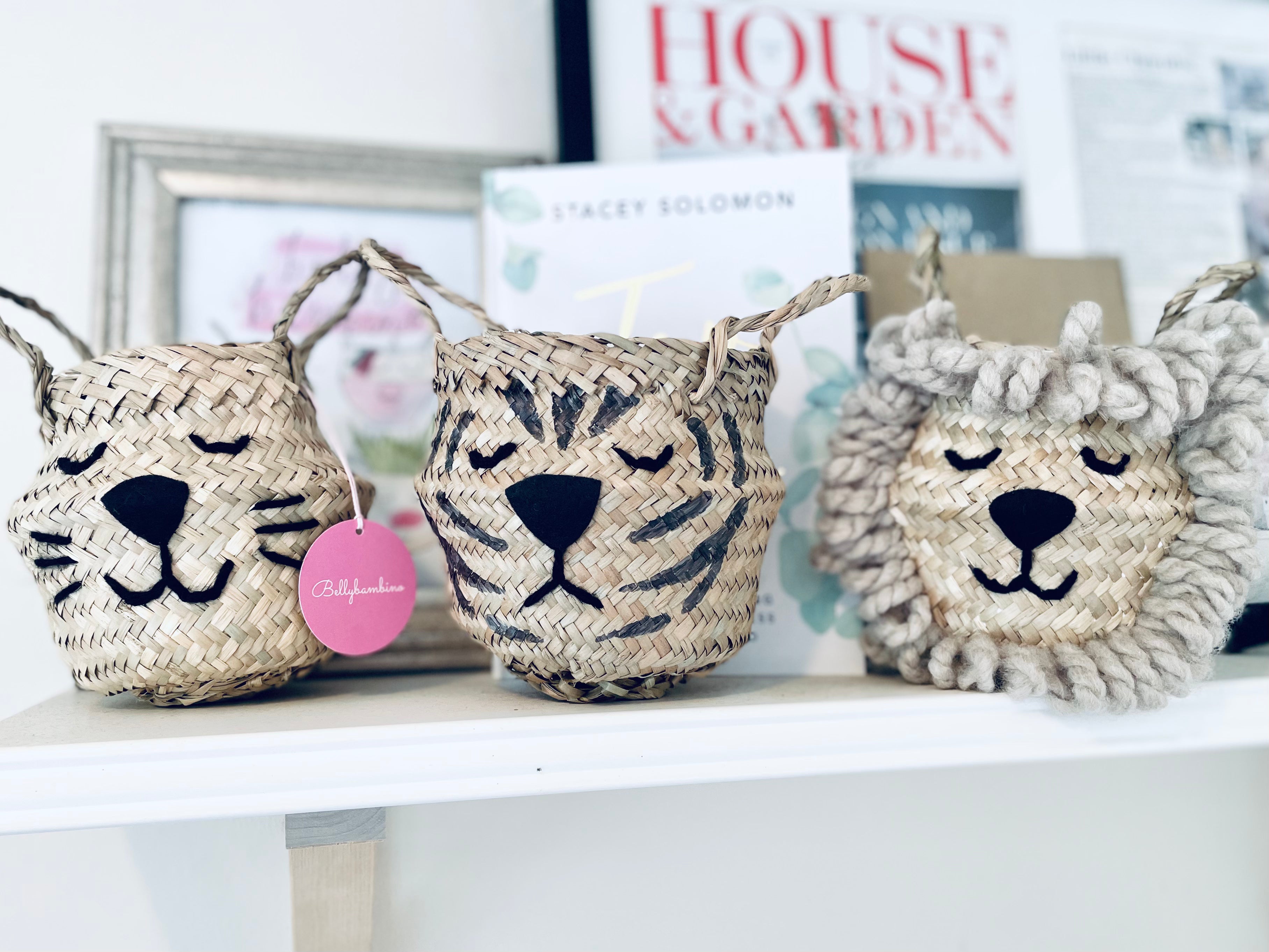 Natural Tiger Basket - Mini - Bellybambino