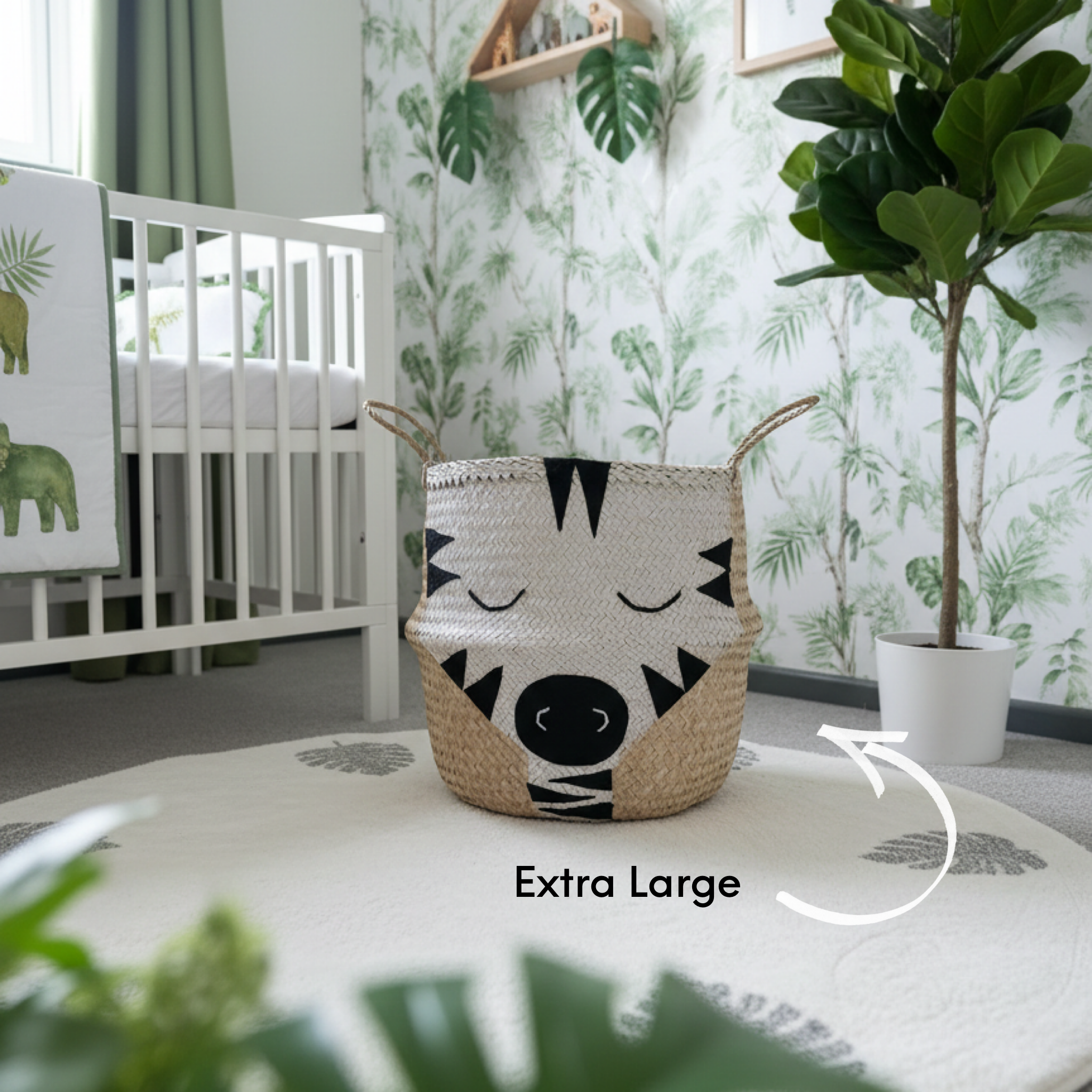 Zebra Basket - Extra Large