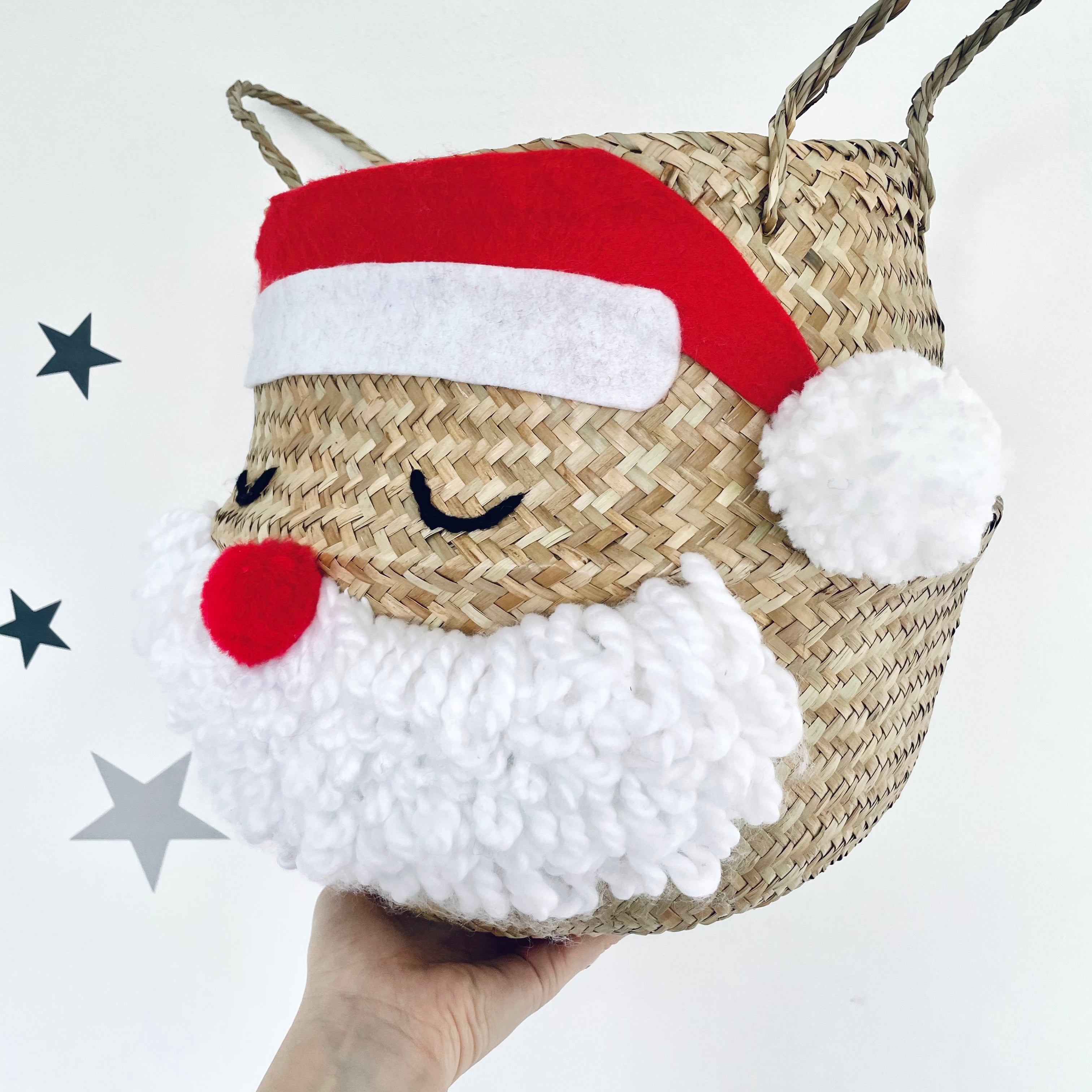 Santa basket - large - Bellybambino