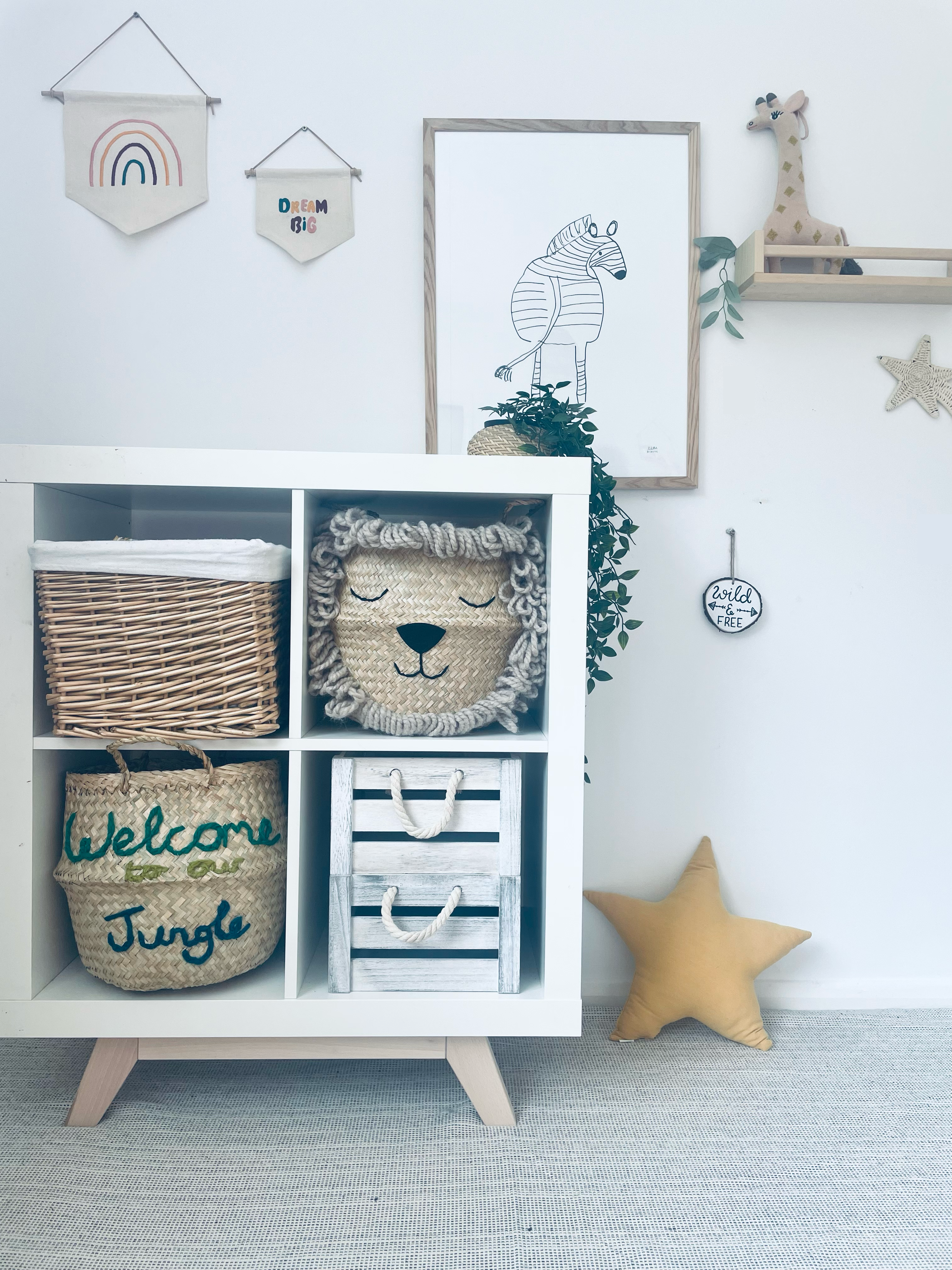 Welcome to our jungle basket - Large